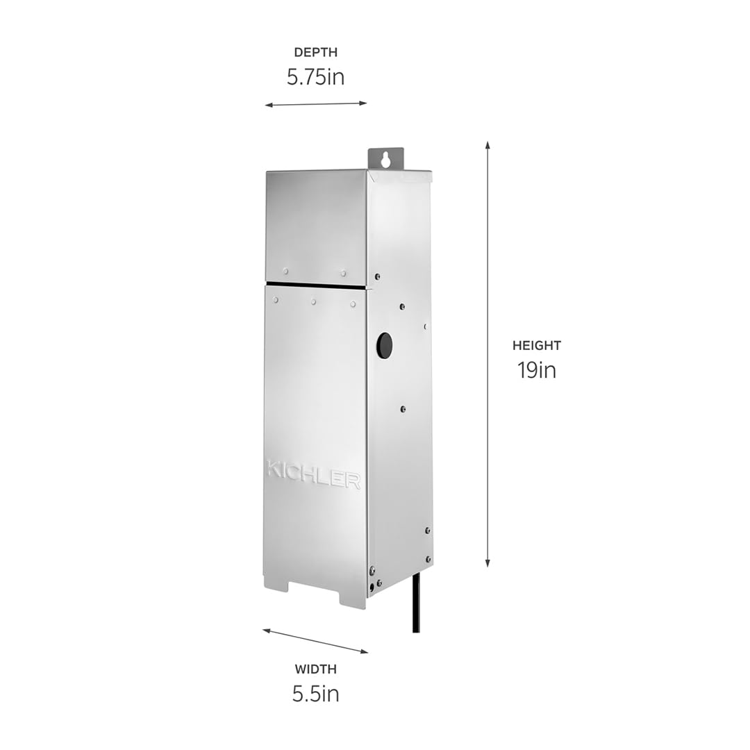 Stainless Steel Landscape Lighting Transformer B185