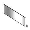 8’ x 36” Matte Black Aluminum Stair Kit F398773