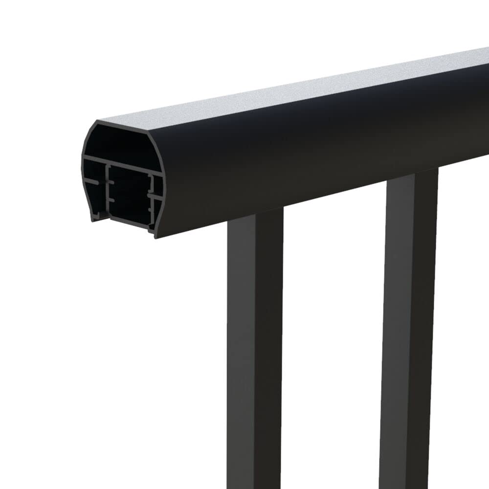 8’ x 36” Matte Black Aluminum Stair Kit F398773