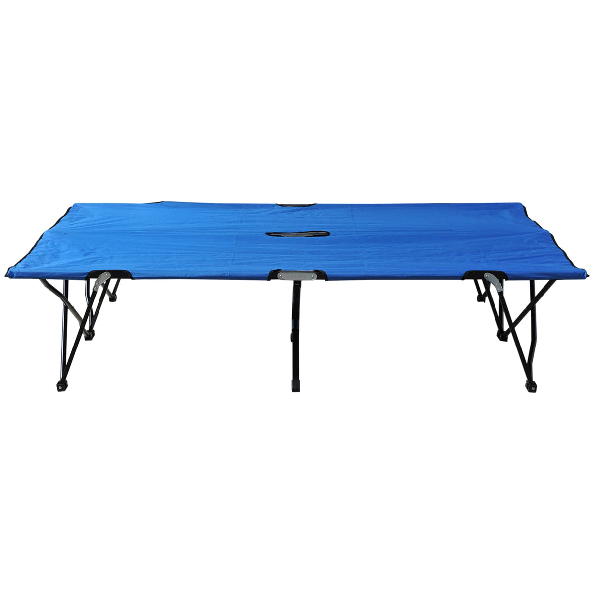 2 Person Folding Camping Cot with Carry Bag M549865