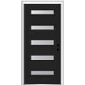 Exterior Single Door Steel 36" x 80" 5-Lite Left-Hand Inswing P194