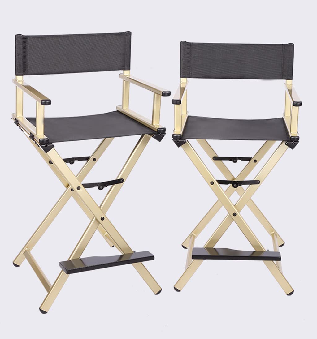 Foldable Portable Aluminum Makeup Artist Chair D408