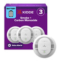 Smoke & CO Detector, AA Battery-Powered, 3 Pack A92208