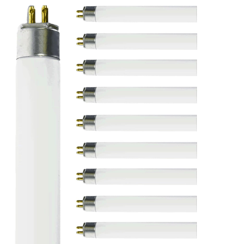 14W 4100K Cool White T5 Fluorescent Bulb 24 Inch G5 Bipin Base Pack of 10 M263
