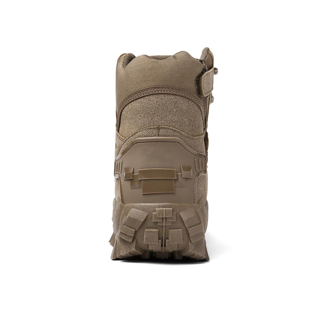 Lightweight Waterproof Tactical Hiking Work Boots with Side Zipper R394