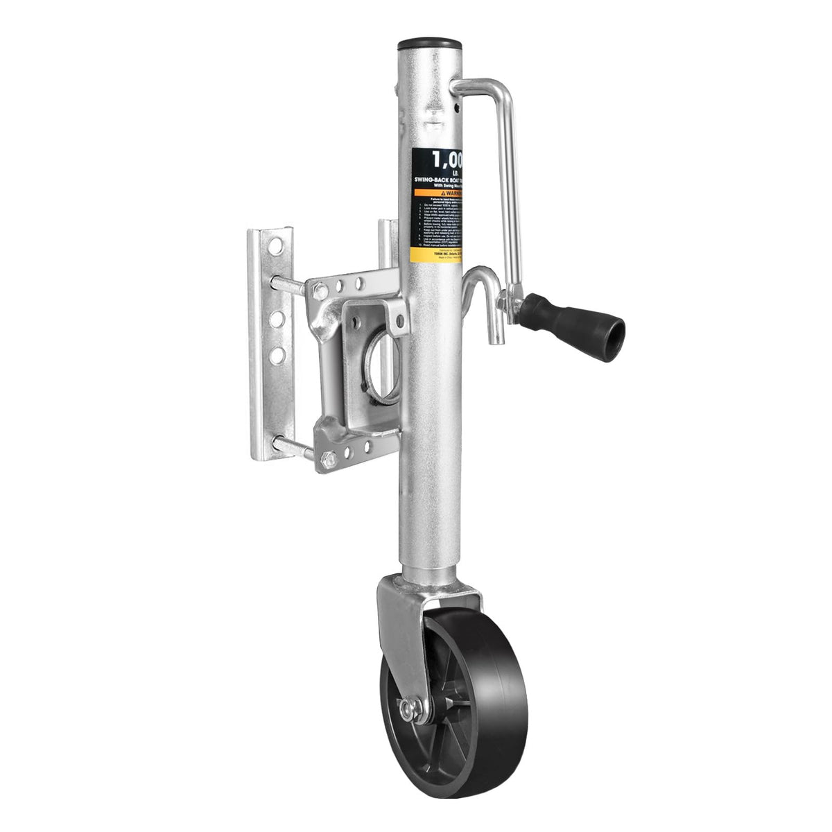 1000 lbs Swivel Boat Trailer Jack with Wheel L392765
