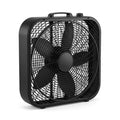 20 Inch 3 Speeds Black Box Fan with Steel Frame J36401