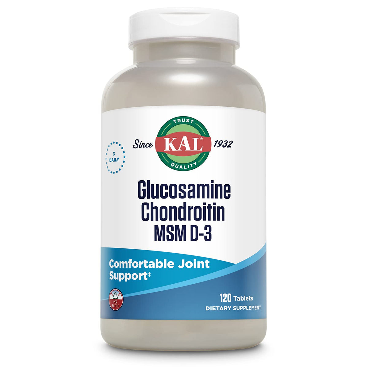 Glucosamine Chondroitin MSM D3 120 Tablets F3169