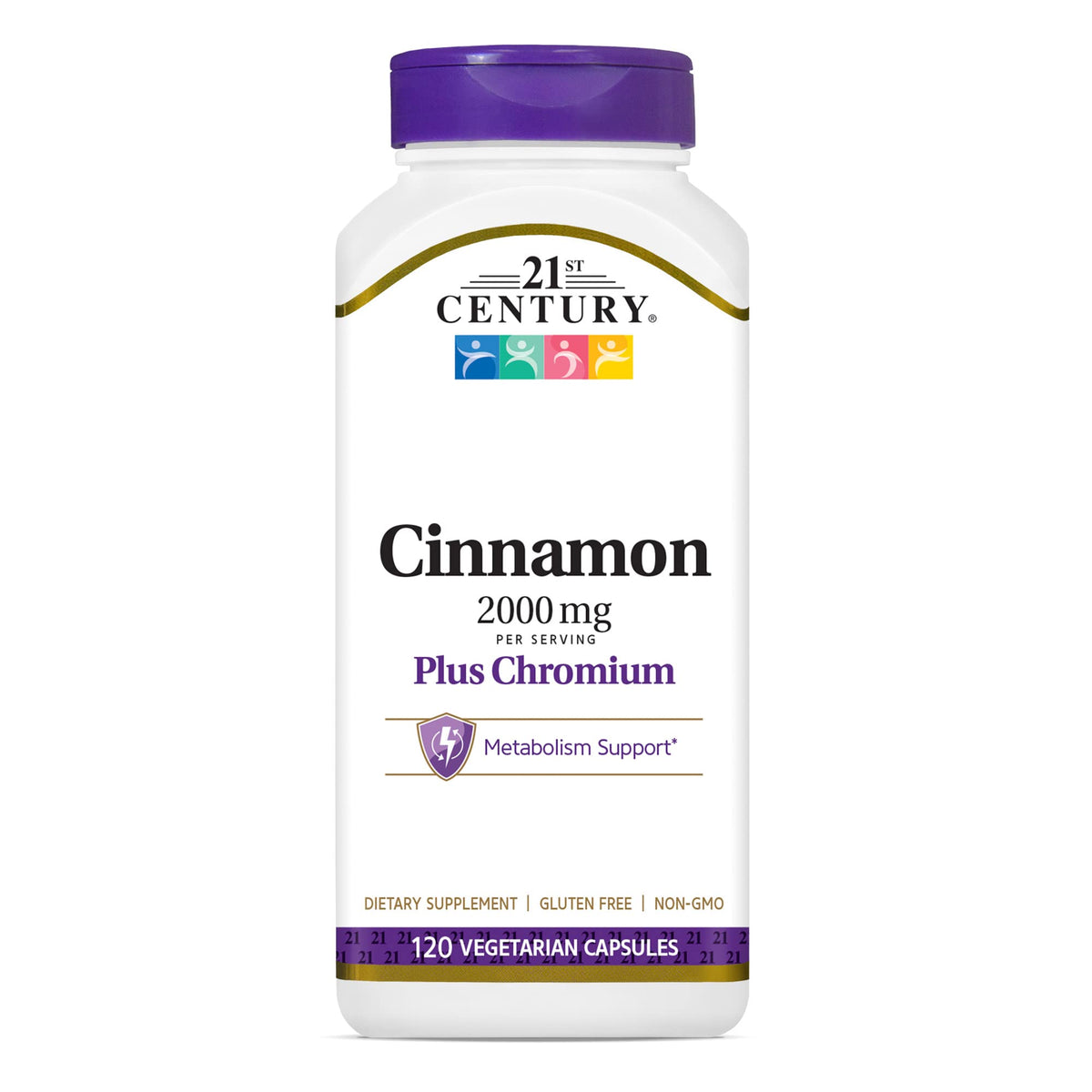 Cinnamon 2000mg Chromium Capsules 120 Count I309