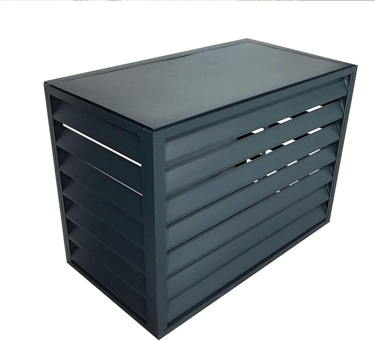 Air Conditioner Fence for Outside Units, Mini Split Pipe Cover, Aluminum AC Cover W5484
