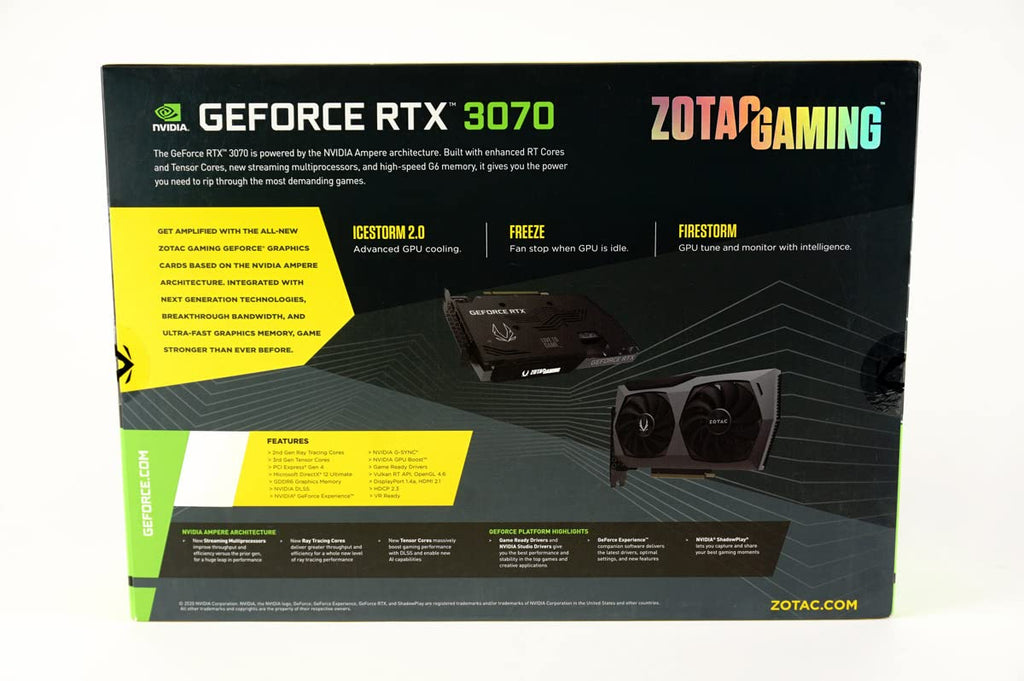 GeForce RTX 3070 8GB GDDR6 Graphics Card F2944