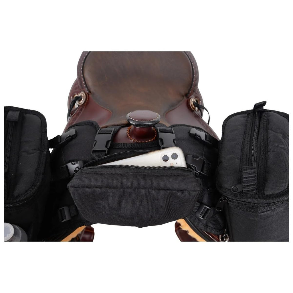 Nylon Insulated Pommel Cooler Bag with Stainless Steel Hardware V79324