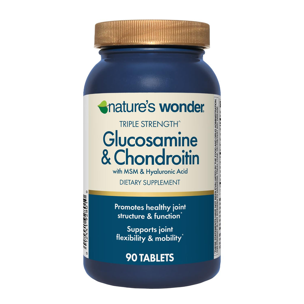 Triple Strength Glucosamine Chondroitin MSM 90 Tablets K348