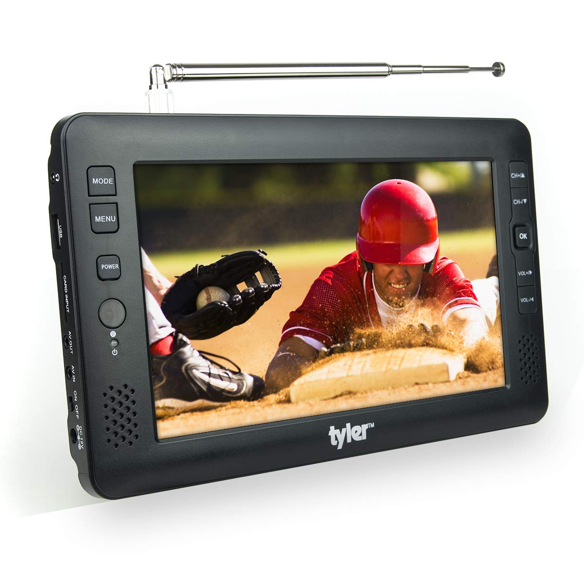 9" Portable LCD TV Rechargeable Battery Powered A666