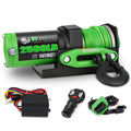 2500 lb. 12V Waterproof Synthetic Rope Electric Winch H58432