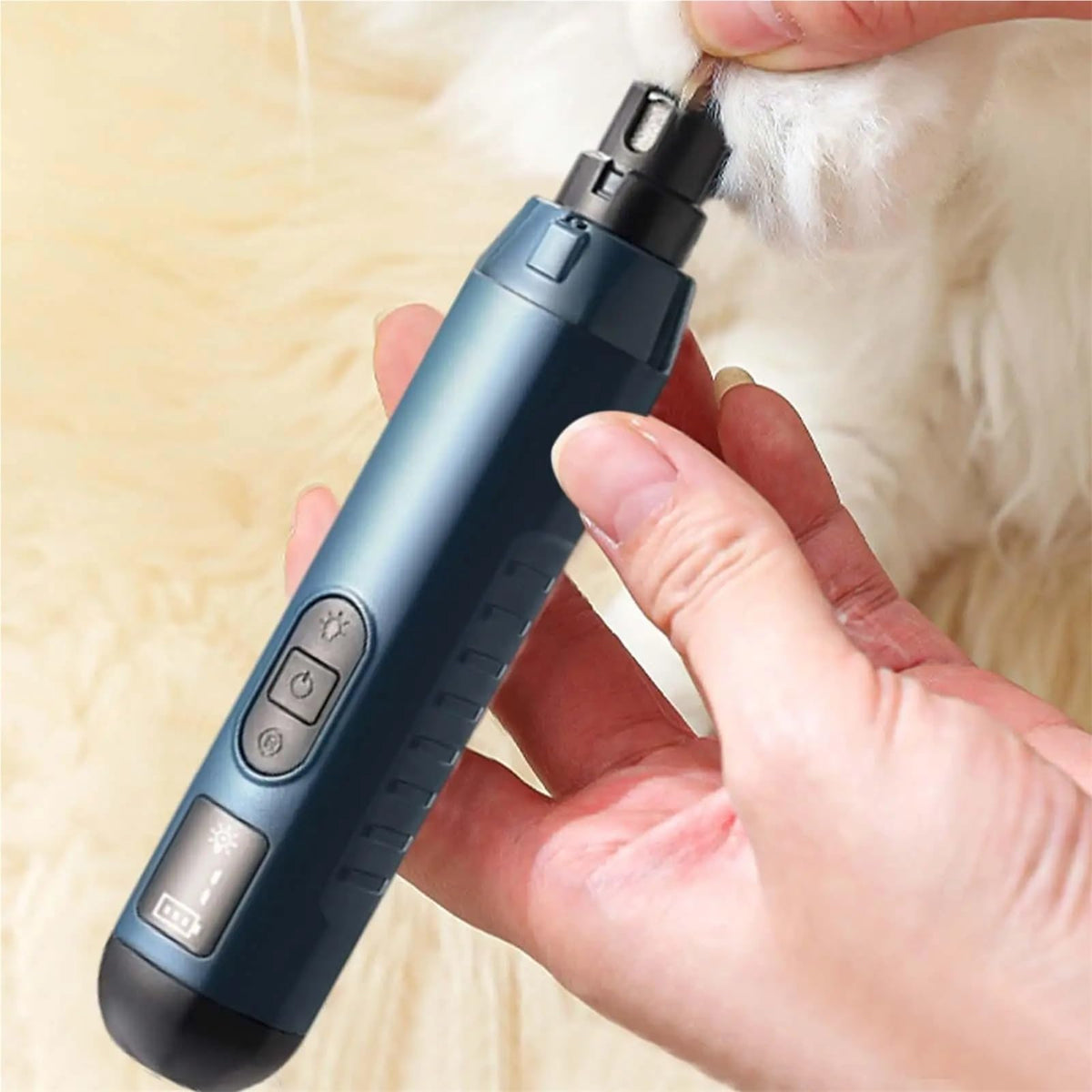 Silent Electric USB Rechargeable Pet Nail Grinder V63900