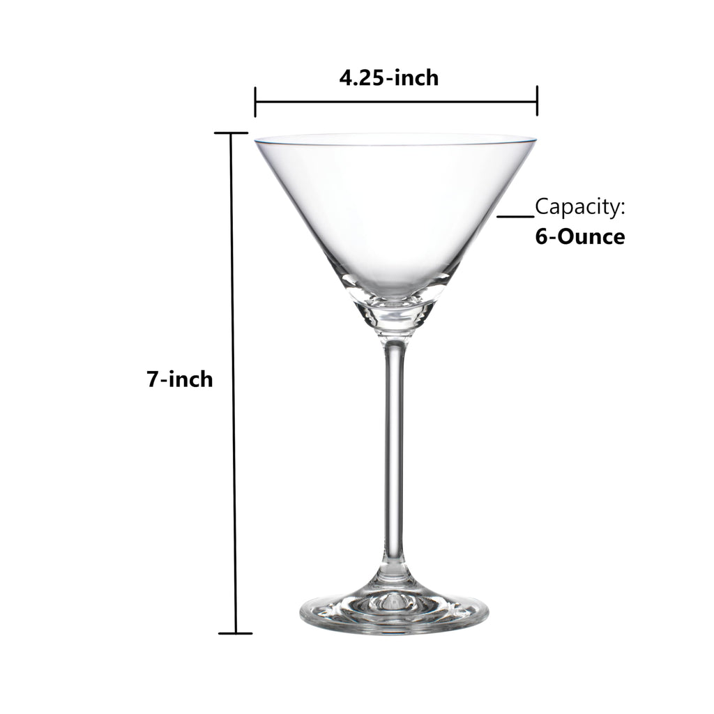 Martini Glasses Set of 6 J160588