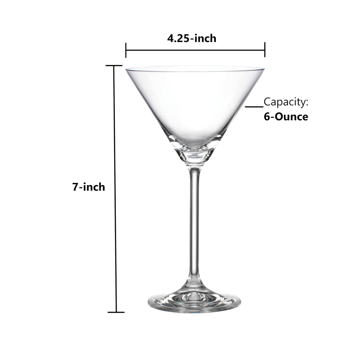 Martini Glasses Set of 6 J160588