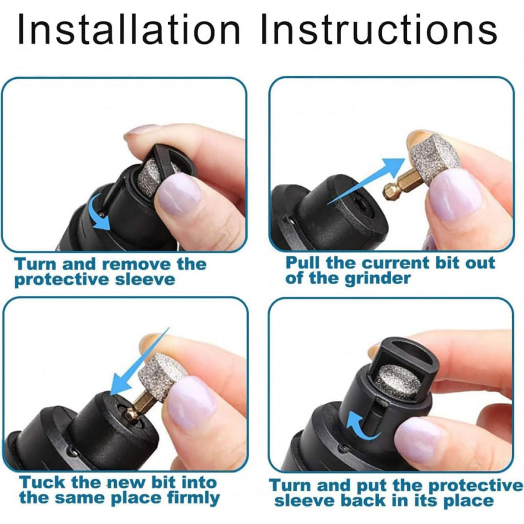 Cordless Pet Nail Grinder with LED Light H1595