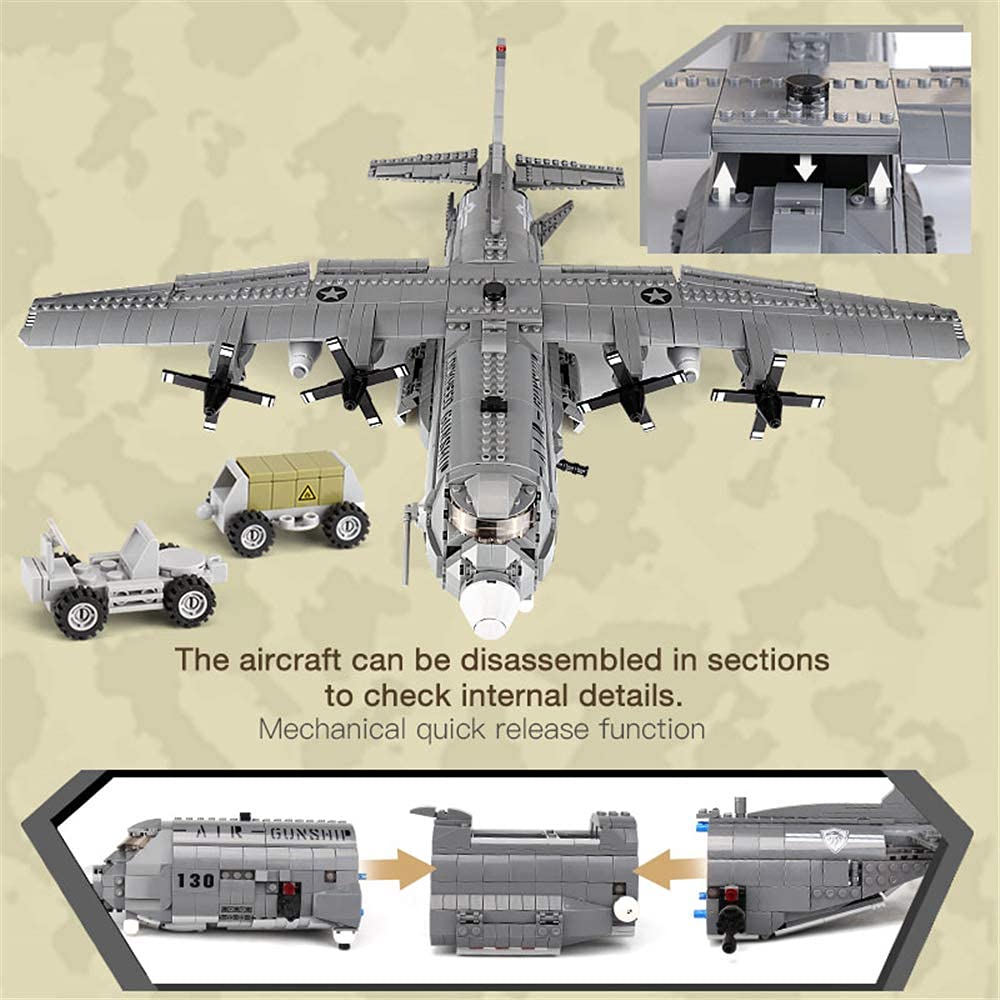 1713 Pcs Airplane Building Block Set M8892