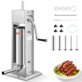 7L Vertical Stainless Steel Sausage Stuffer with 5 Filling Tubes A8877