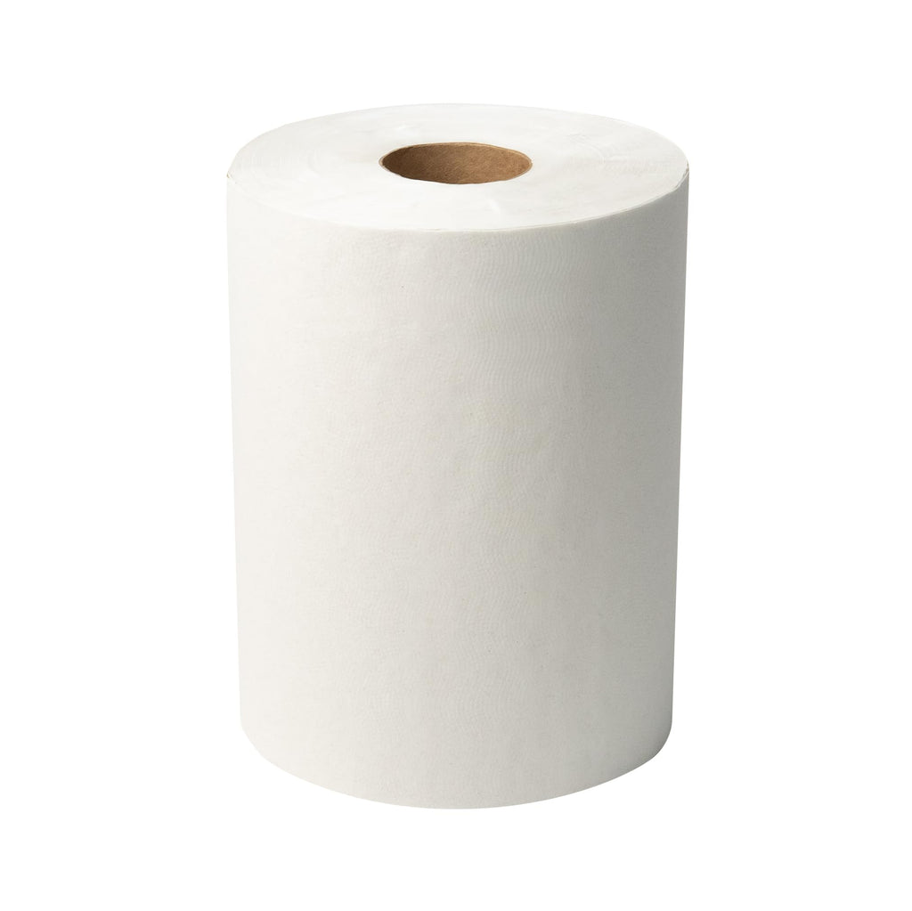 White 1-Ply Hardwound Paper Towels, 6 Rolls X4628