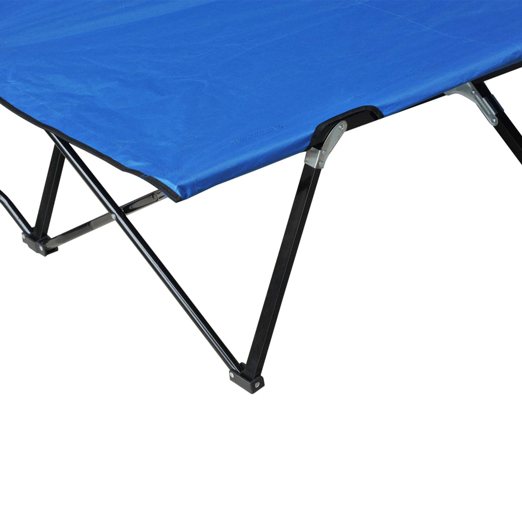 2 Person Folding Camping Cot with Carry Bag M549865