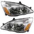 Headlight Set Left Right Clear Lens W49911