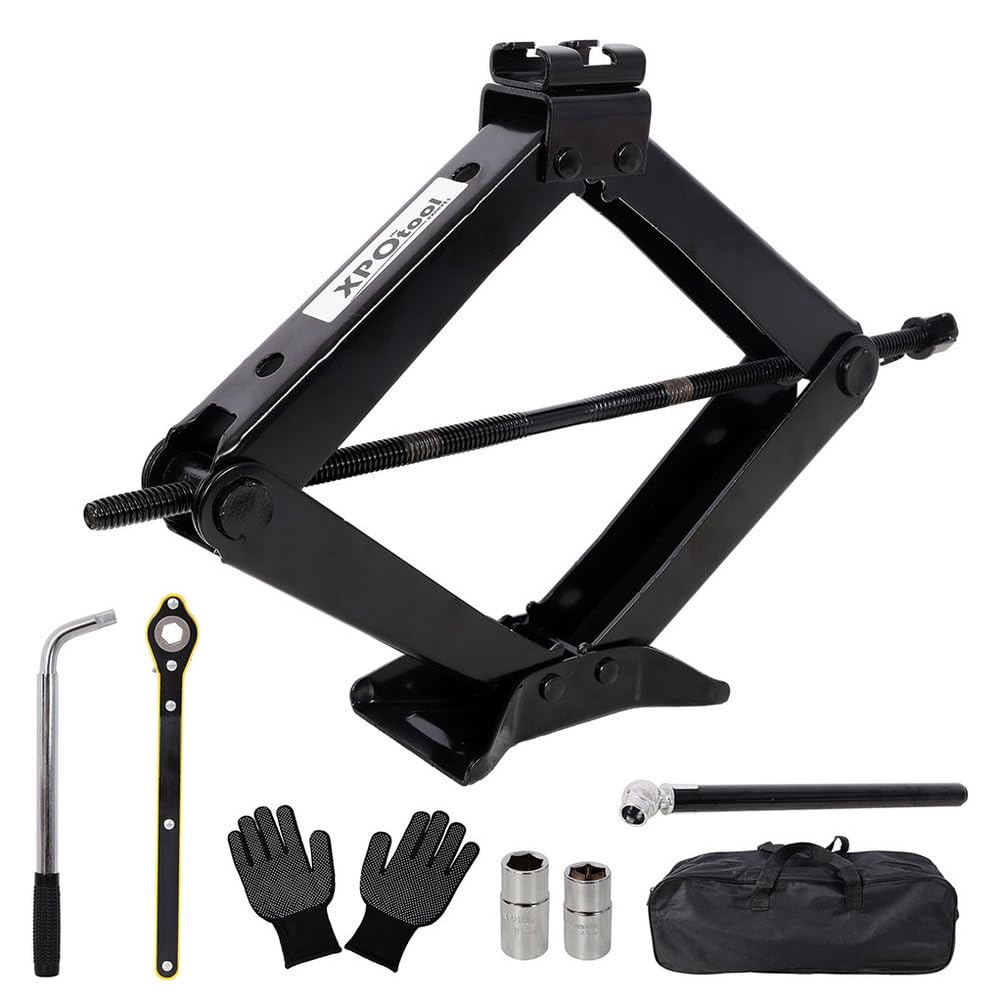 3-Ton Scissor Car Jack Kit with Lug Wrench P3793