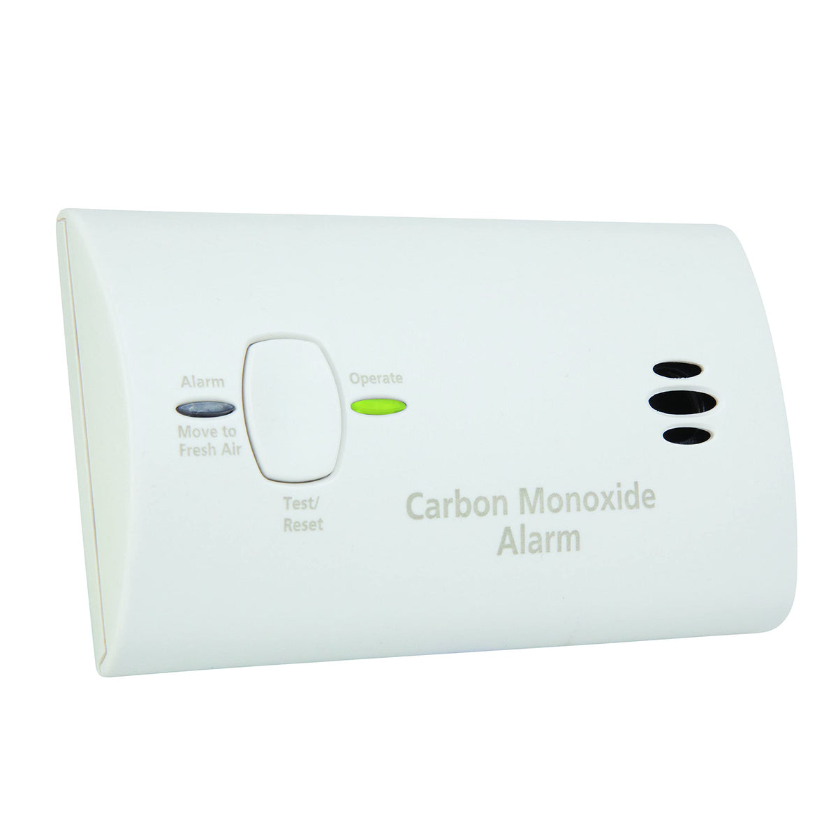 Carbon Monoxide Detector, Battery Powered CO Alarm T37350