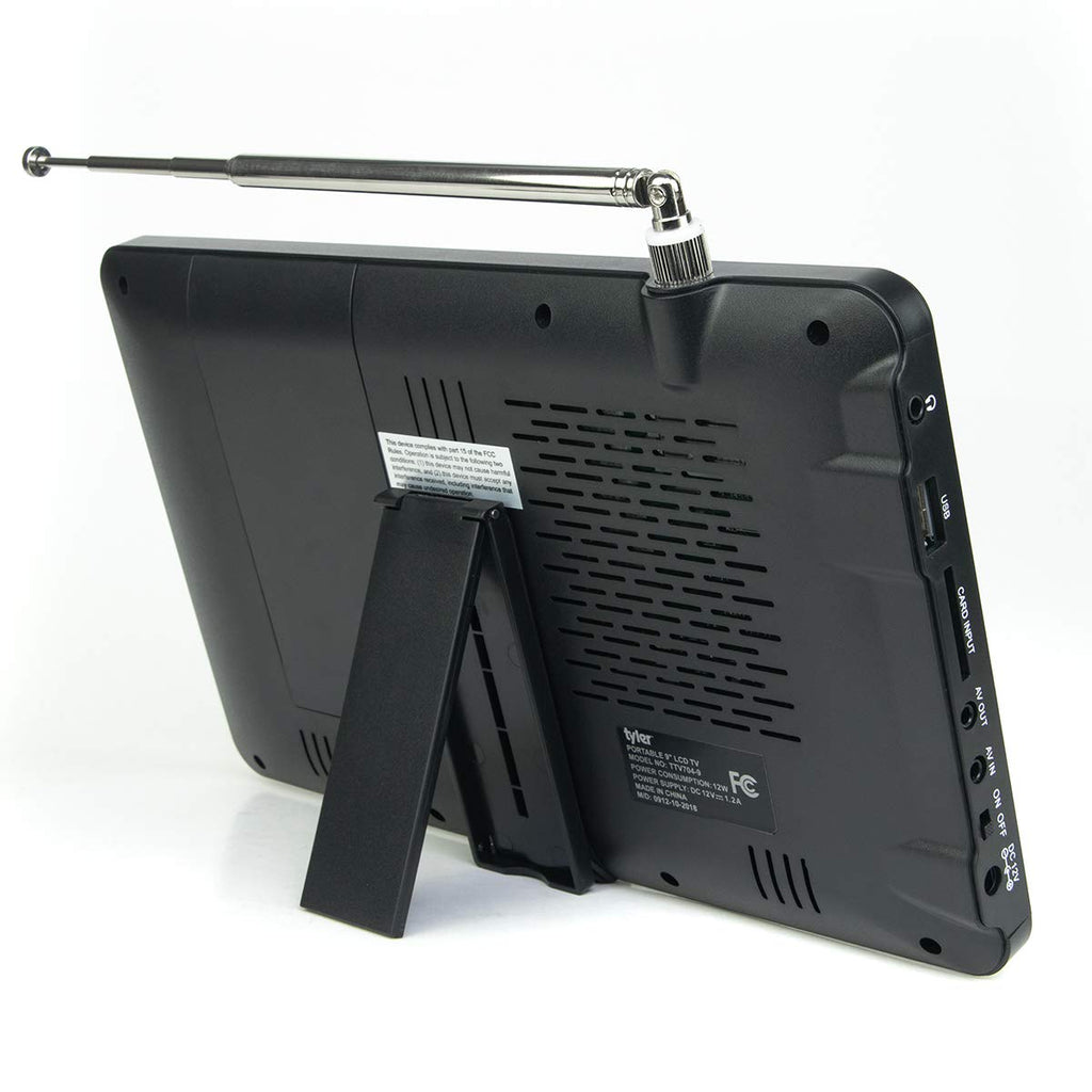 9" Portable LCD TV Rechargeable Battery Powered A666