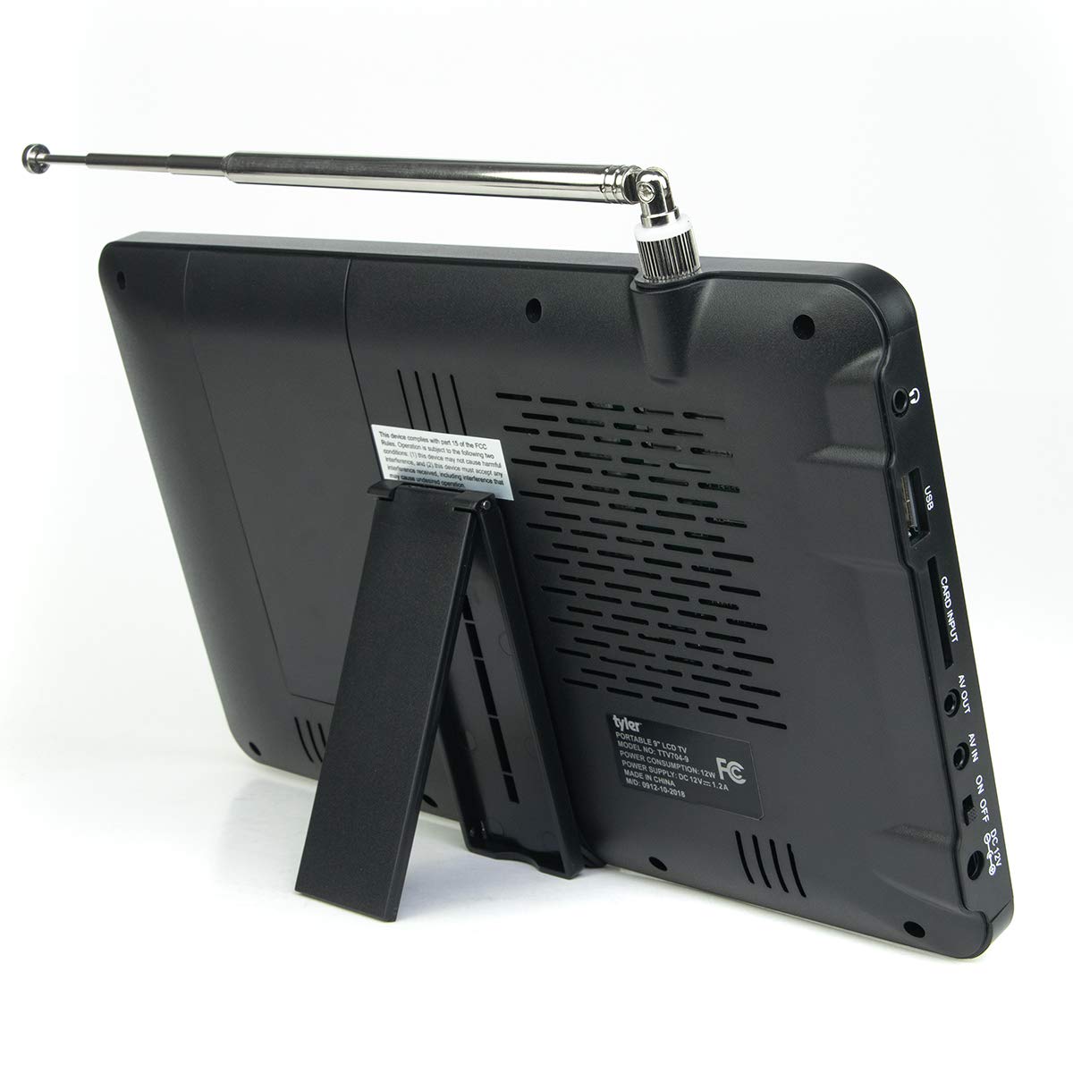 9" Portable LCD TV Rechargeable Battery Powered A666