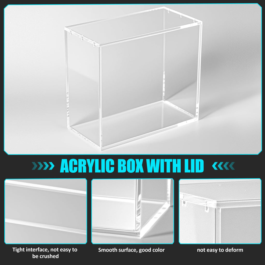 8mm+5mm Ultra Thick Stackable Acrylic Protector with Strong Magnets J301