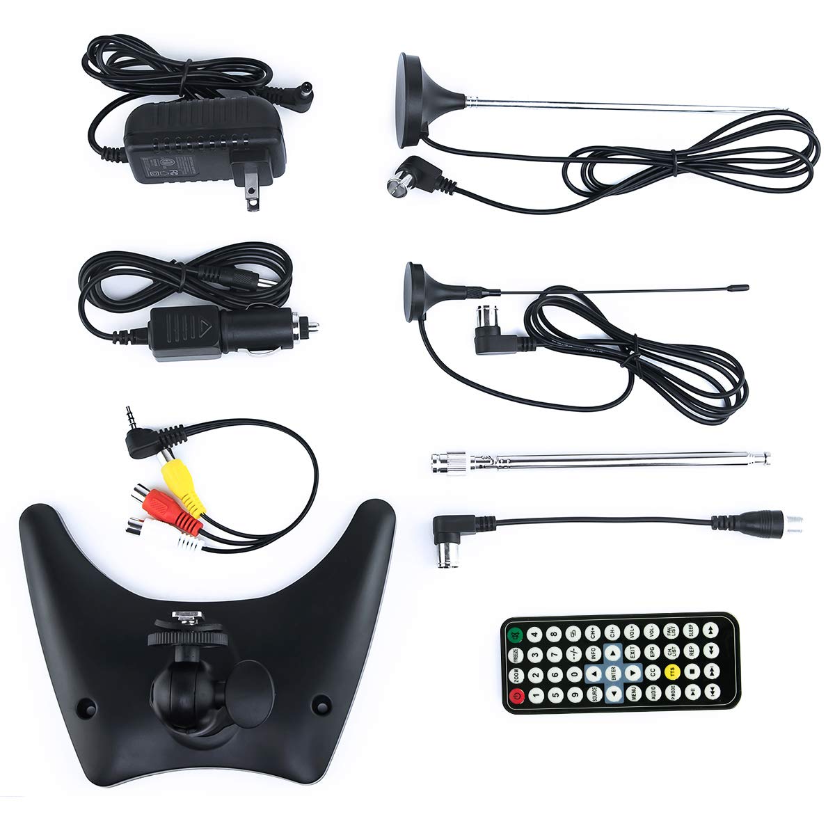 9" Portable LCD TV Rechargeable Battery Powered A666