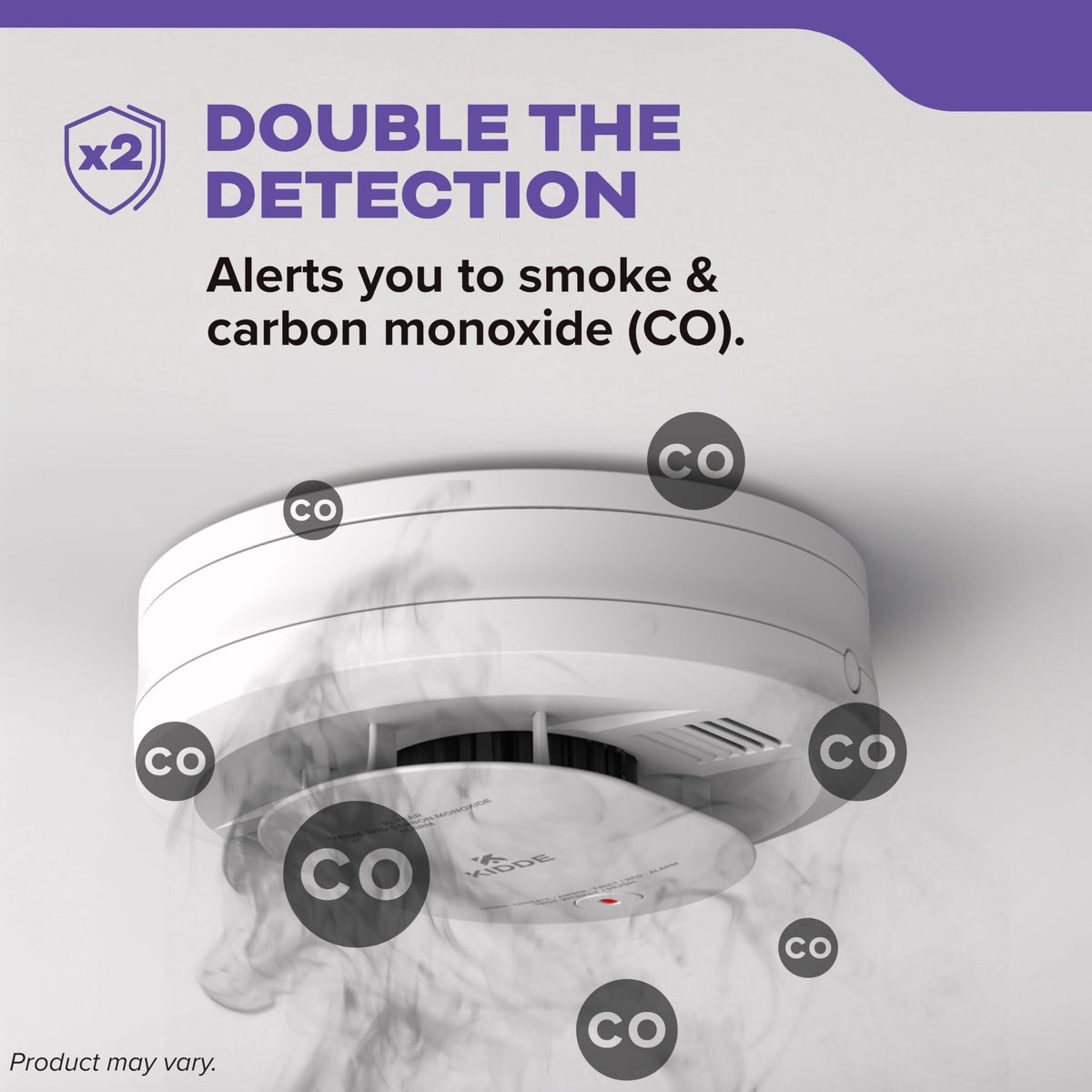 Smoke & CO Detector, AA Battery-Powered, 3 Pack A92208