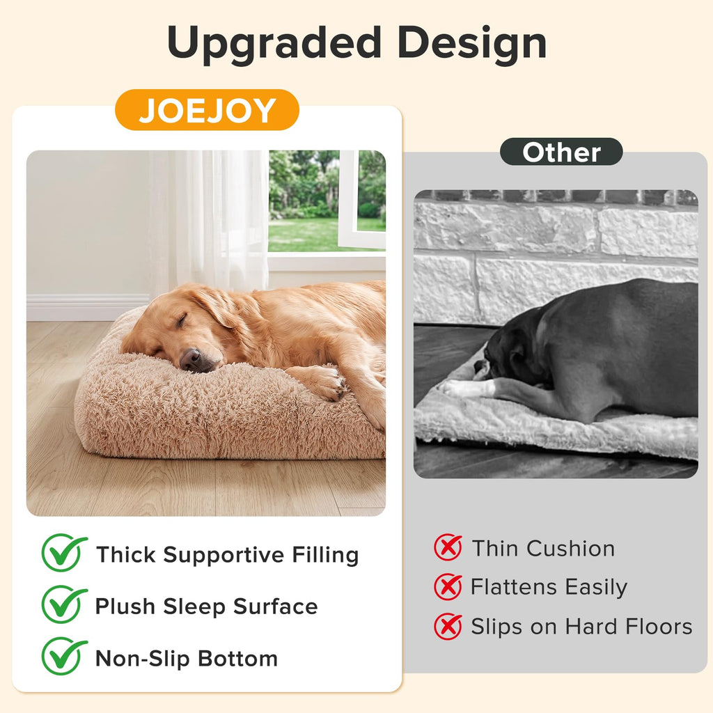 Large Washable Plush Dog Bed Crate Pad Y876
