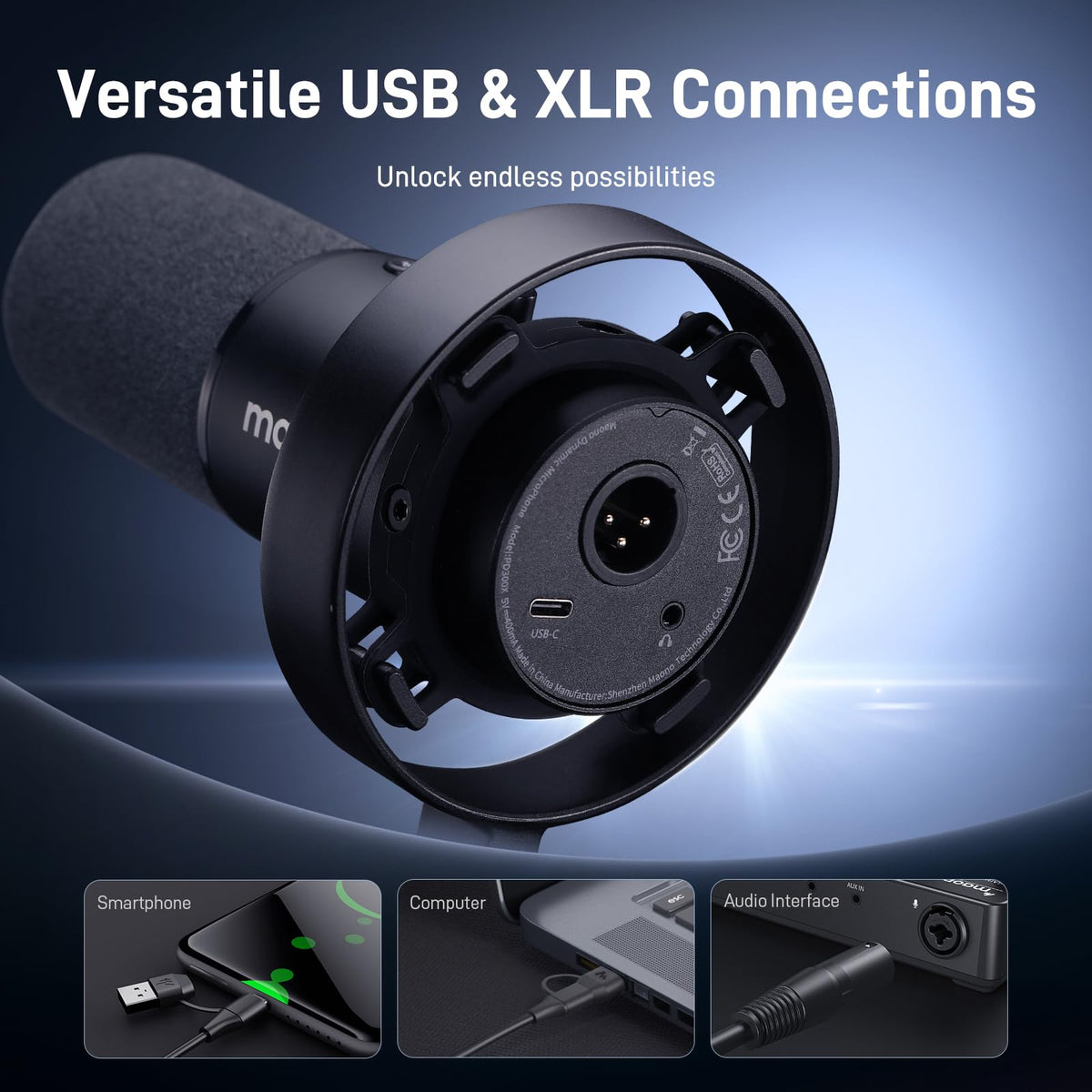 Dynamic XLR USB Microphone P5072