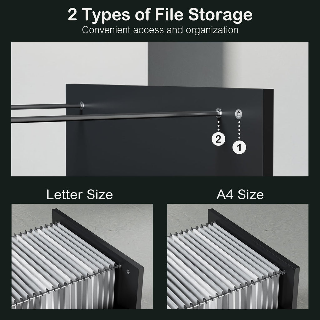 4 Drawer File Cabinet with Lock R1128