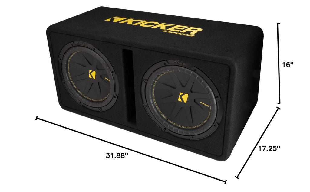 12-inch 2-Ohm Subwoofers in Vented Enclosure S439839