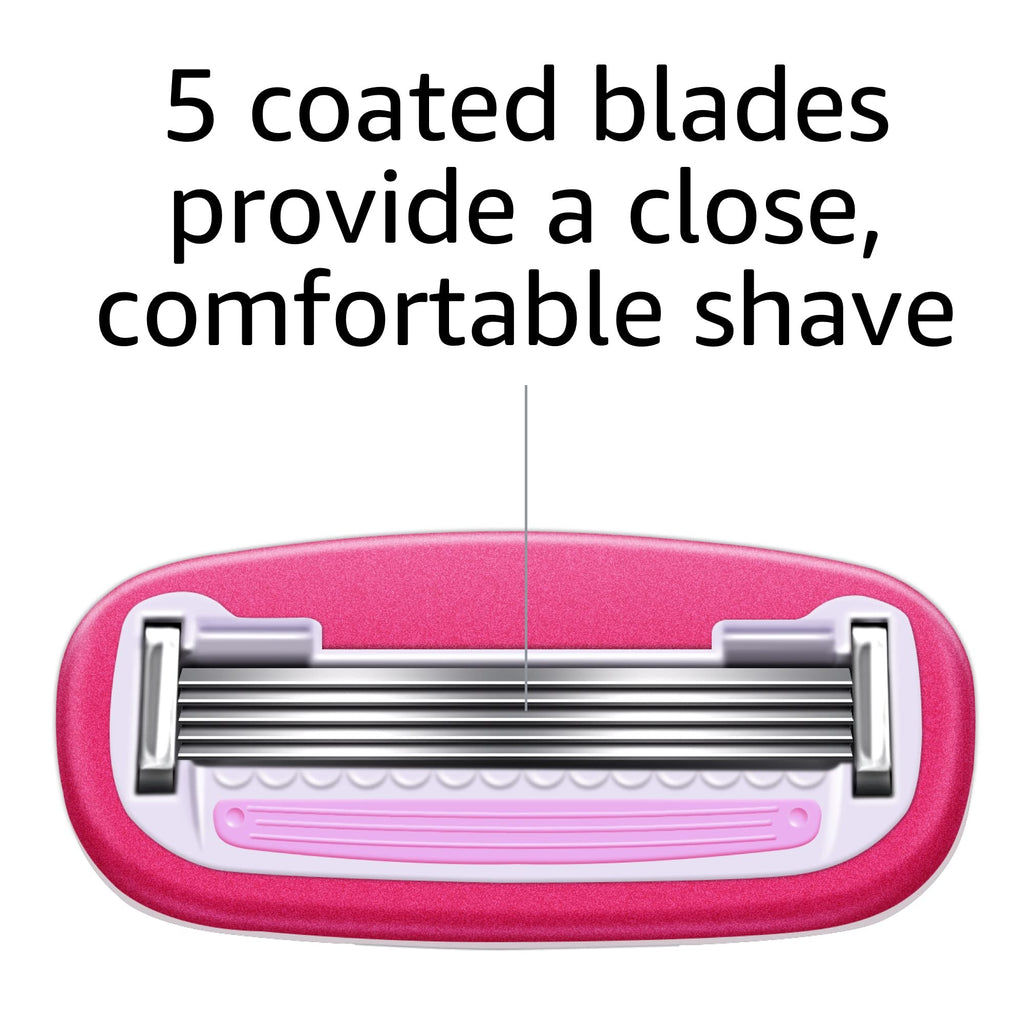5-Blade Razor with 1 Handle, 12 Cartridges & 1 Shower Holder O994