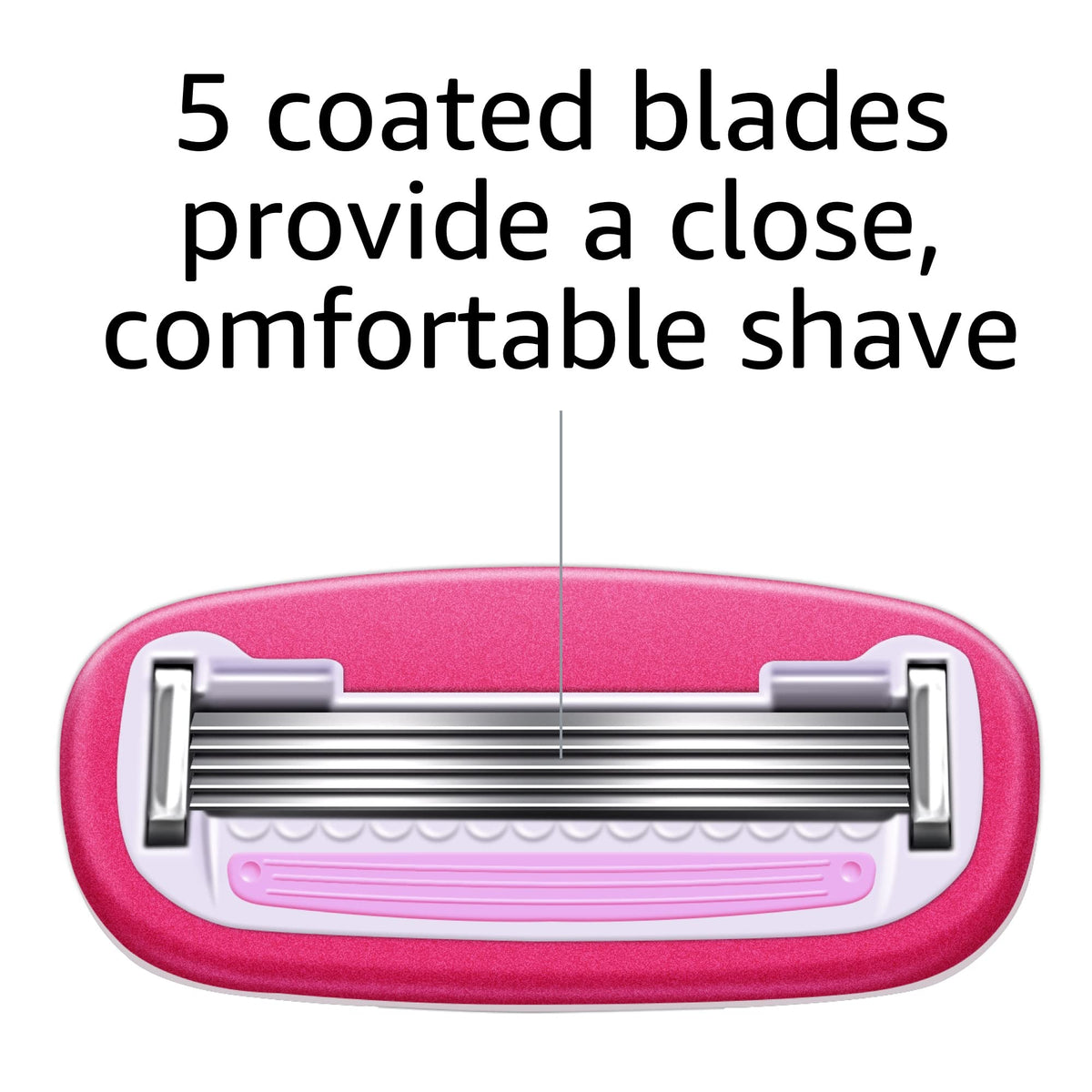 5-Blade Razor with 1 Handle, 12 Cartridges & 1 Shower Holder O994