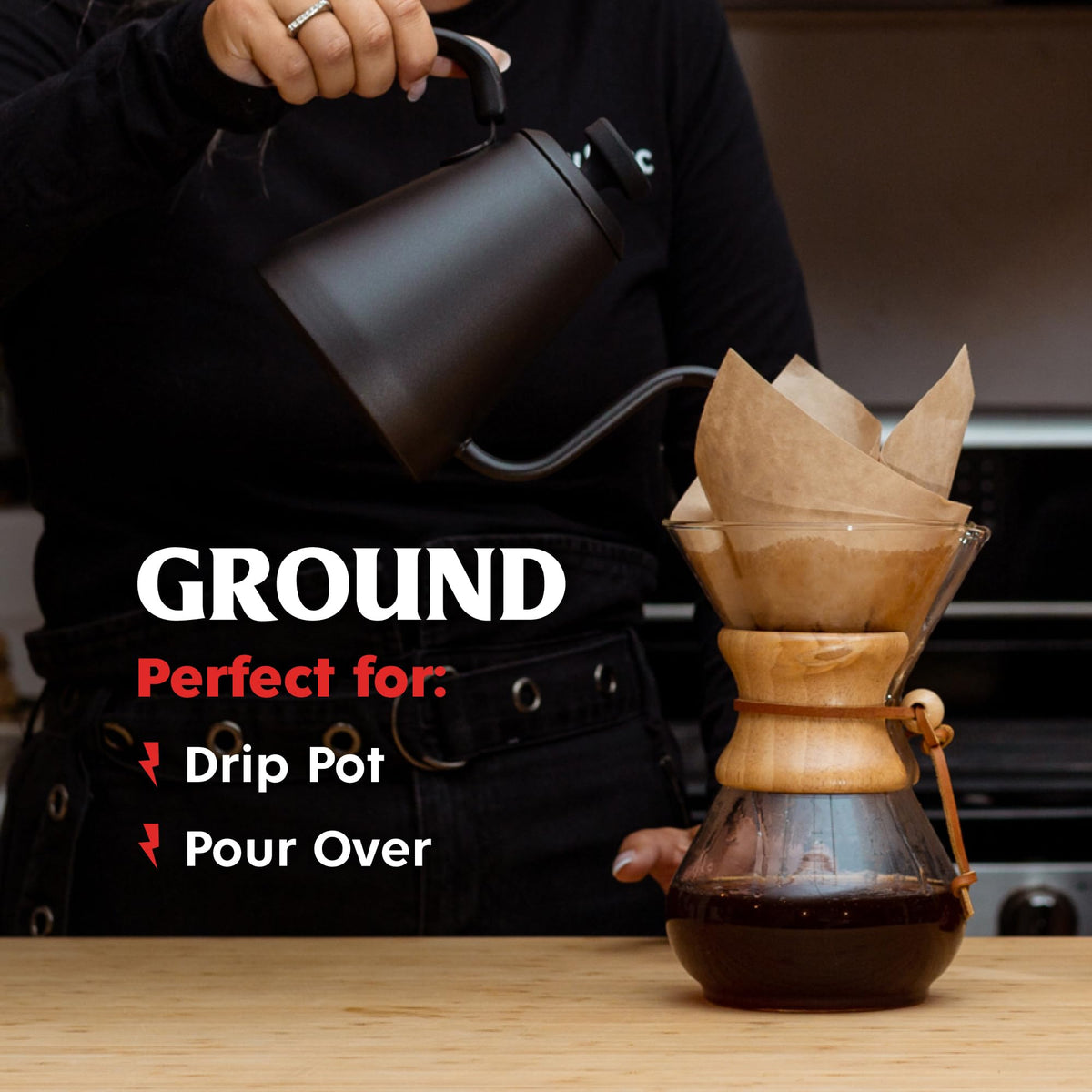 Organic Espresso Roast Ground Coffee 14 oz Q12450