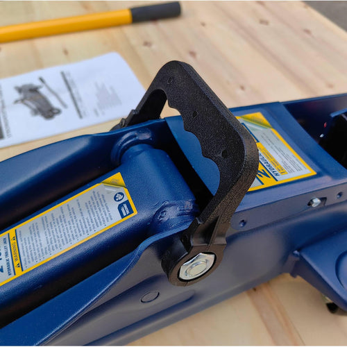 2 Ton Low Profile Hydraulic Floor Jack, 4000 lbs Capacity Steel Trolley Jack, Blue V330