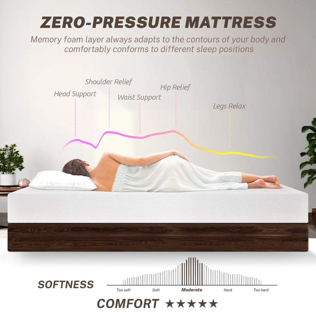 6 Inch Gel Memory Foam Mattress J984575