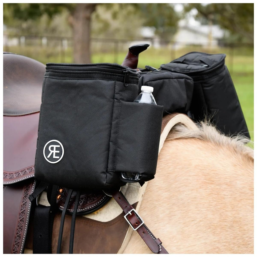 Nylon Insulated Pommel Cooler Bag with Stainless Steel Hardware V79324