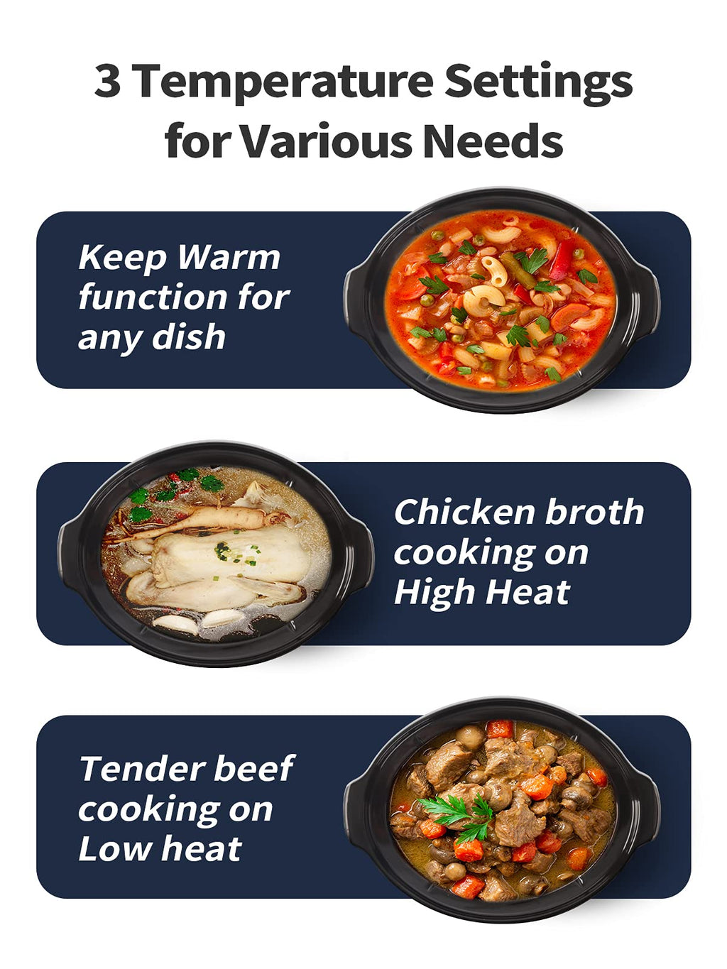 8.5-Quart Programmable Slow Cooker with Digital Countdown Timer, Black, Oval D3028