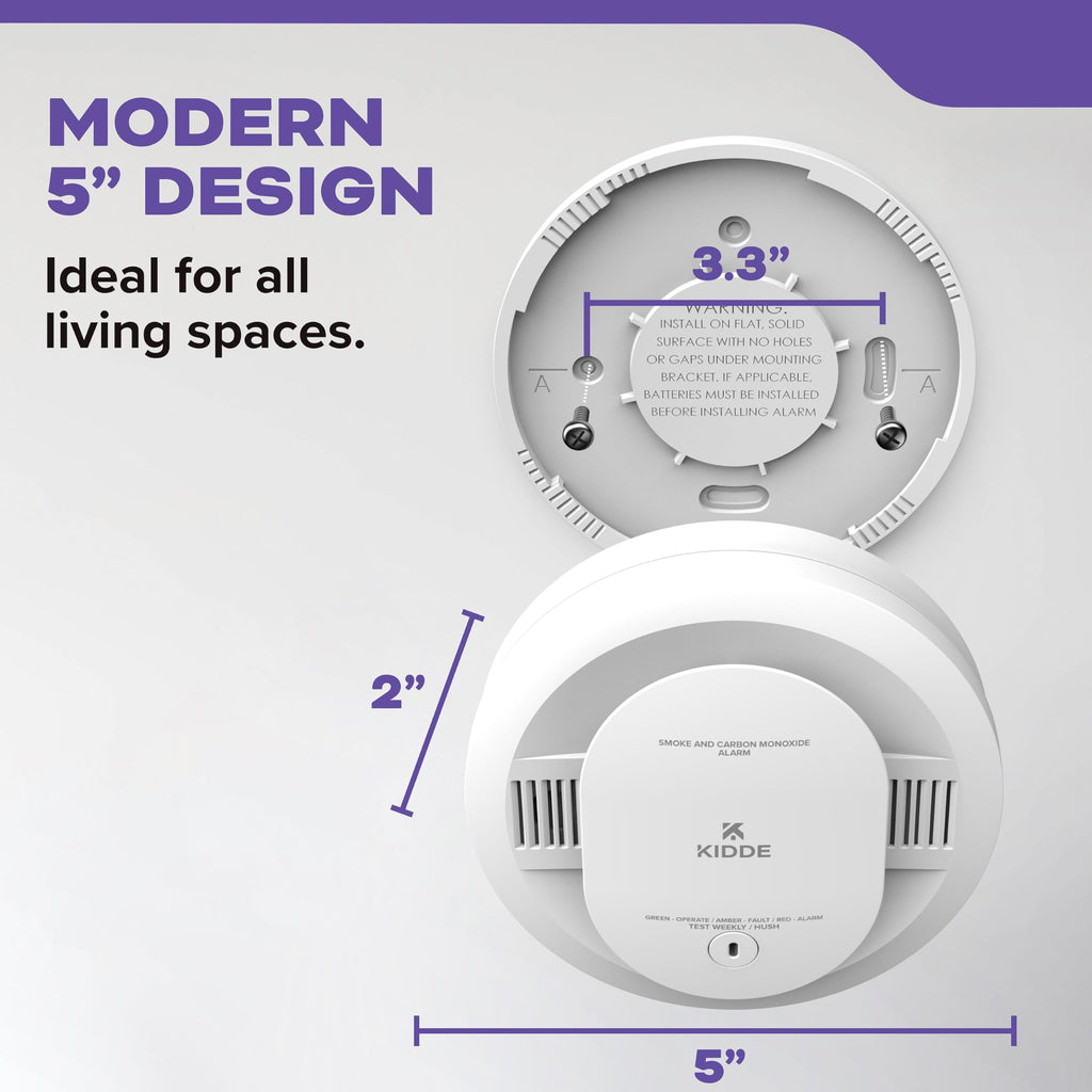 Smoke & CO Detector, AA Battery-Powered, 3 Pack A92208