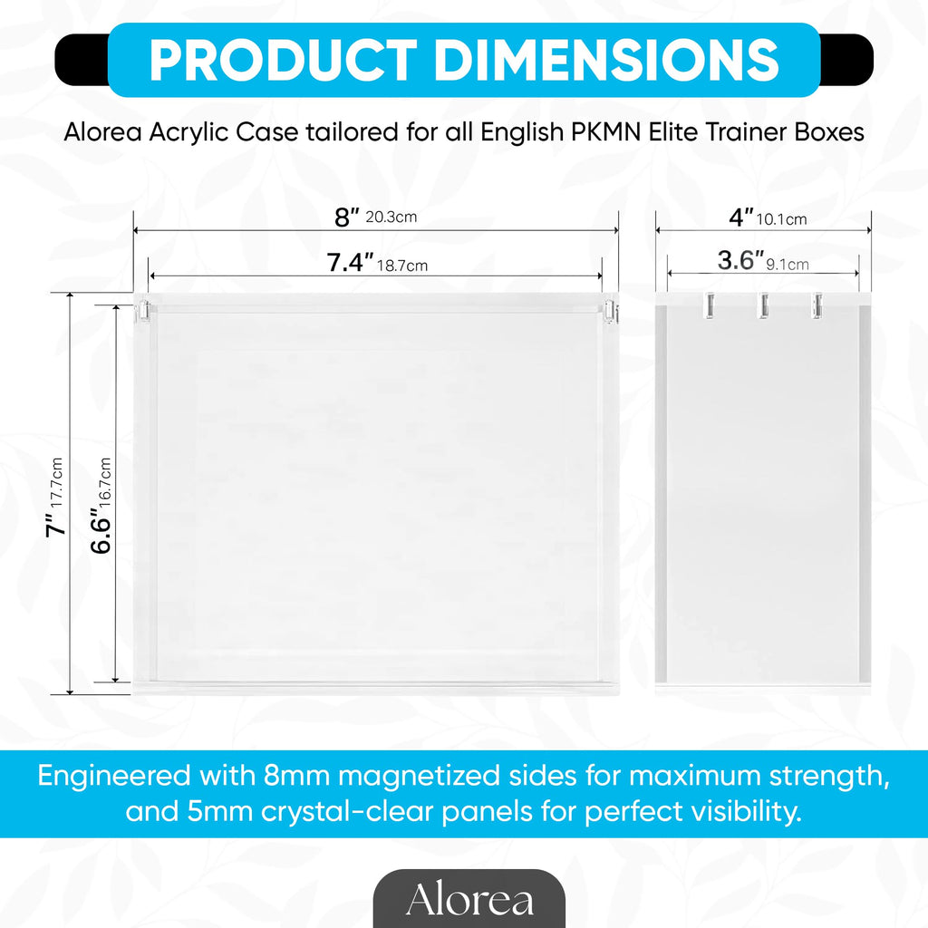 Acrylic Display Case with Magnetic Lid J666
