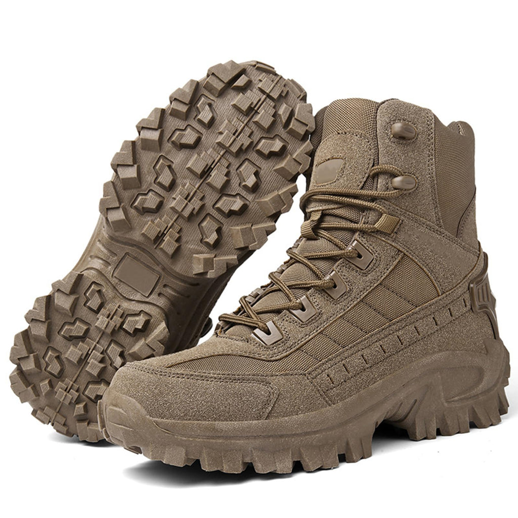 Lightweight Waterproof Tactical Hiking Work Boots with Side Zipper R394