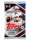 2026 Topps Football Mega Pack -15 Cards Per Pack X1564